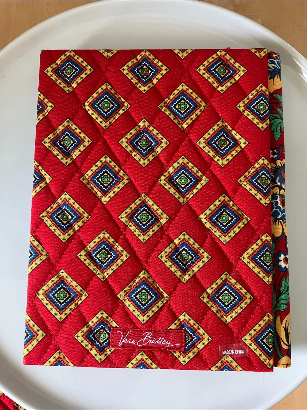NWOT Vera Bradley Matching Set: Quilted Mini Tote and Double Picture Frame 4